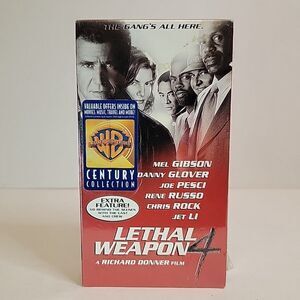 Lethal Weapon 4 VHS | Brand New Sealed | 1991 Mel Gibson - Joe Pesci - Watermark